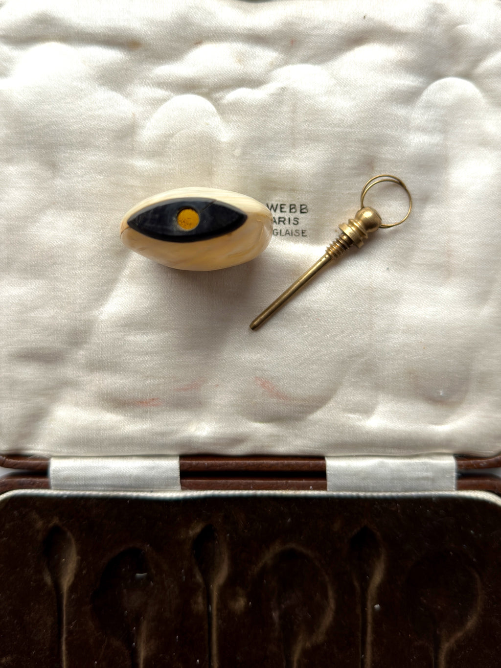 Antique Rare Mother of Pearl Scent  Pendant