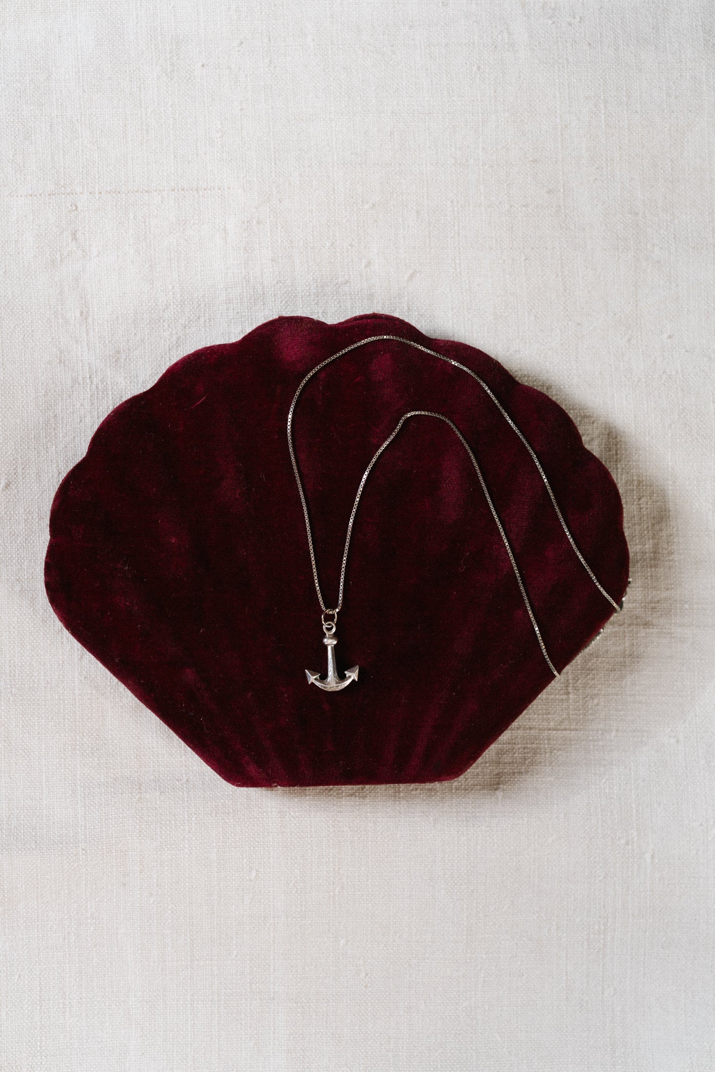 Vintage Sterling Silver Anchor Pendant