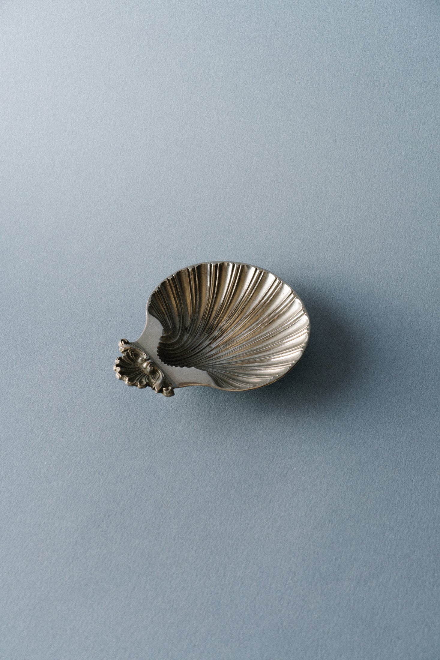 Vintager Silver Shell Dish
