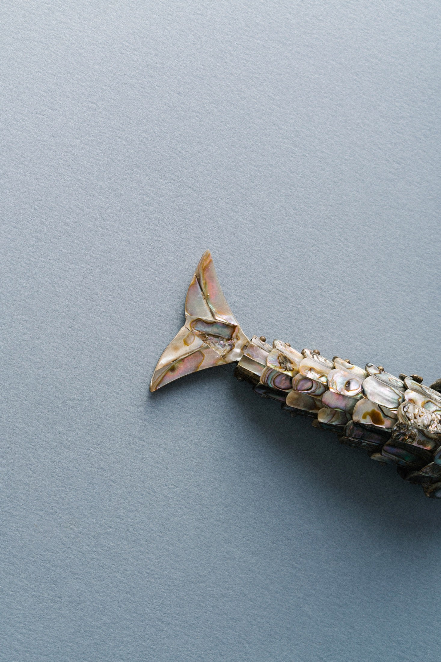 Vintage Articulated Abalone Fish Bottle Opener